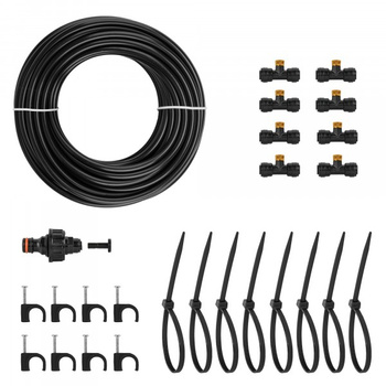 Ogrodowa mgiełka wodna 15m Kurtyna wodna BLACK LINE BRADAS ECO-Z1015