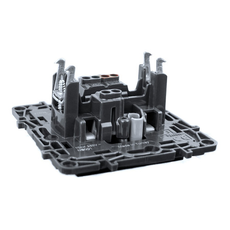 Łącznik jednobiegunowy 10 AX czarny Niloe Step 863501