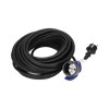 Przedłużacz warsztatowy bryzgoszczelny kabel olejoodporny 230VAC/16A 20 m Schuko OR-AE-13169(GS)/20M