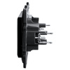 Gniazdo telefoniczne RJ11 czarne Niloe Step 863555