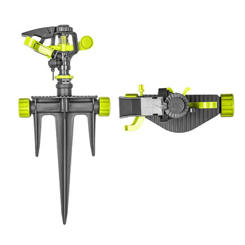 Zraszacz ogrodowy pulsacyjny na kolcu trójzębnym BRADAS LE-6105