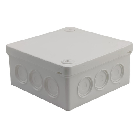 Puszka natynkowa 12-wlotowa pusta VIPLAST BIAŁA IP55 02 023-01