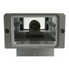 Oprawa elewacyjna 2xGU10 2x50W IP54 szara kinkiet lampa ścienna Nessa GTV LD-NESSAGU10D-80