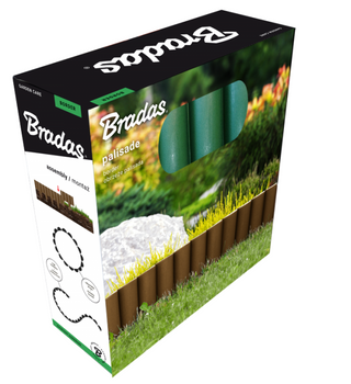 Obrzeże palisada PALGARDEN 2,5m zielone OBP1202-002GR