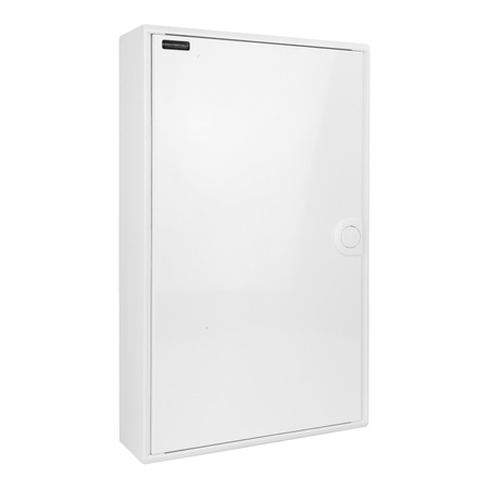 Rozdzielnica modułowa natynkowa 3x12 zabezpieczona 14xMCB 2xRCCB VDE ogranicznik okablowana skrzynka elektryczna Hager 515x305x96,5mm zaciski rozgałęźne L1, L2, L3, N, PE Doktorvolt DV-6333-NT
