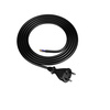 Przewód przyłączeniowy 2m z wtyczką prostą TYP E 230V 16A 2×1,5 mm² H07BQ-F PP-21 czarny W-98578