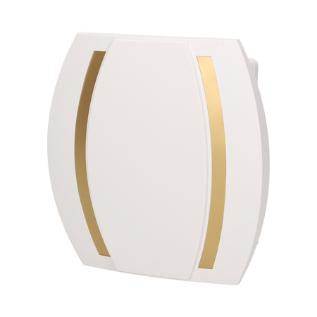 Dzwonek Kameleon Gong 8V. biało-złoty 033/8V/BI-ZŁ