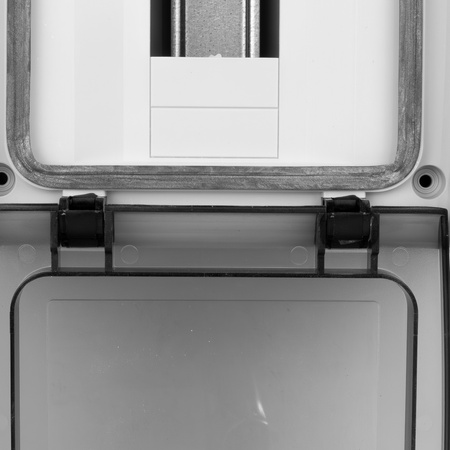 Rozdzielnica natynkowa HIGHT IP65 8 modułowa transparentne drzwi M-L 1x8 940.08