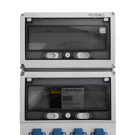 Rozdzielnica budowlana eXT 32A 16A 12x230V Schuko Mennekes Doktorvolt DV-2308-D