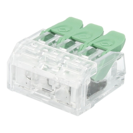 10 sztuk szybkozłączki instalacyjne 3x0.2-4.0 mm² VDE UL 450V 32A DGN 10-DG221-5.6-03P