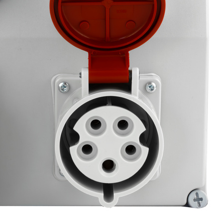 Rozdzielnica budowlana eXT-S/FI z zabezpieczeniami 63A 32A 16A 2x230V Mennekes Doktorvolt