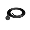 Przewód przyłączeniowy 1,5m z wtyczką prostą 230V 16A TYP E 2×1,5 mm² H07BQ-F PP-21 czarny W-98577