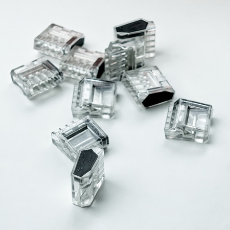 Złączka do puszek instalacyjnych 4x0.5-2.5 mm² VDE DGN 1 sztuka 100 sztuk DG228-3,5-04P-1Y