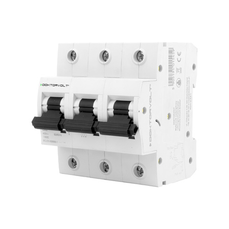 Wyłącznik nadprądowy MCB 10kA 3P 80A C80A Doktorvolt DV-5459