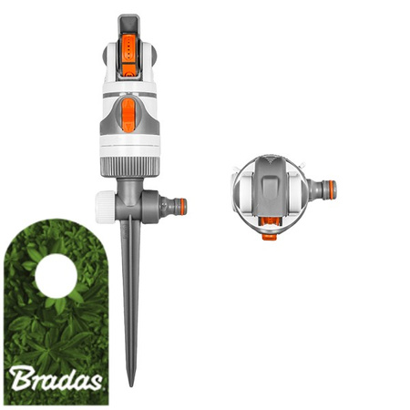 Zraszacz obrotowy 4-funkcyjny na kolcu WHITE LINE Bradas WL-Z01