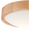 Lampa sufitowa plafon drewniany dębowy LED 1-punktowy wypukły 27 cm LD-PD-8.1 DAB