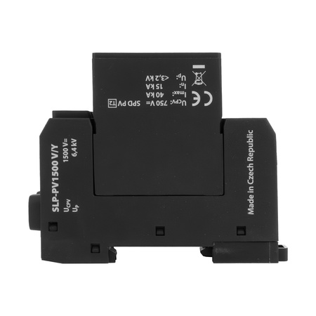 Ogranicznik przepięć PV typ 2 40kA SLP-PV1500 V/Y do 1500V DC szyna DIN warystorowy ochronnik przepięciowy fotowoltaiczny VDE A04304