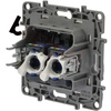 Gniazdo komputerowe podwójne RJ45 764574