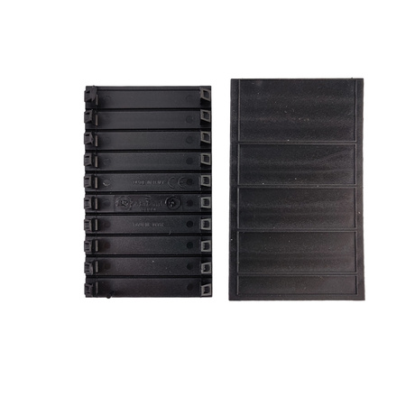 Rozdzielnica natynkowa IP65 24 (12+12) czarna modułowa transparentne drzwi M-L 2x12 HIGHT 940.24.NN