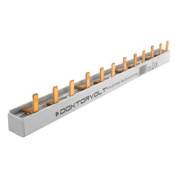 Szyna łączeniowa sztyftowa PS/S 3-fazowa 12-modułowa 10mm2 63A DV 2077
