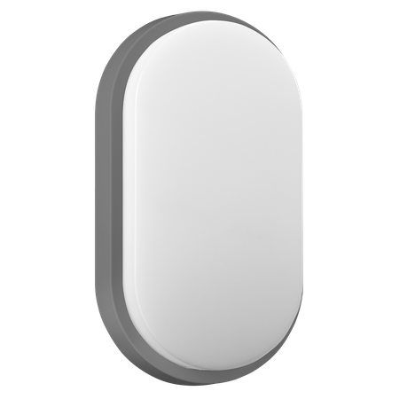 NEFRYT LED 15W oprawa ogrodowa 1100lm IP54 4000K szara OR-OP-6147GLPM4