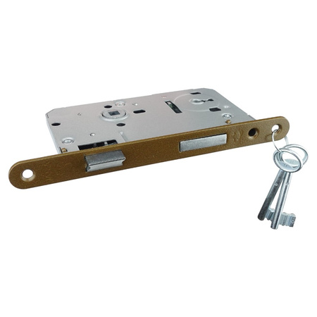 Zamek do drzwi łazienki wpuszczany wkład prawy/lewy 72/60 DV-6375-ZA-WC-P