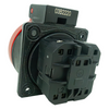 Gniazdo tablicowe 230V 16A IP55 T25 Gniazdo szwajcarskie PCE Czerwone 1325