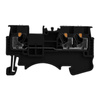 Złączka szynowa 1,5mm2 1P 3-przewodowa zacisk push-in czarna DS1.5-TW-01P-13-00A(