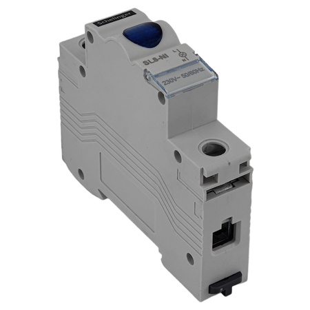 Kontrolka sygnalizacyjna LED SL8 na szynę DIN niebieska Schelinger A15-SL8-NI