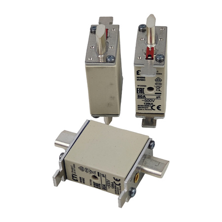 Wkładka bezpiecznikowa NH000 WT-00C KOMBI Bezpiecznik ETI 80A 004181213