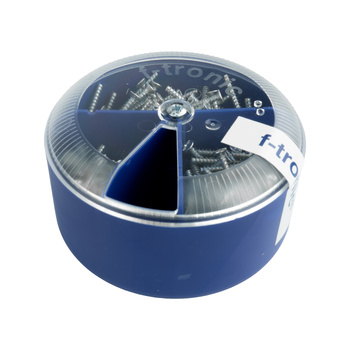 F-Tronic Zestaw wkrętów 300 sztuk łeb krzyżowy organizer Twist-Close GKSB