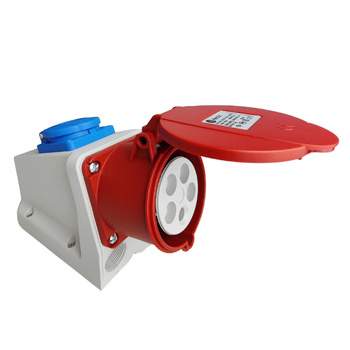 Gniazdo ścienne Combo 5-biegunowe CEE 32A IP44 Schuko 230V 3107-605-1600