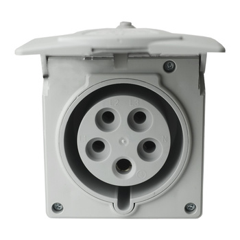 Gniazdo ścienne CEE z puszką natynkowe 32A 400V 5P IZVN 3253