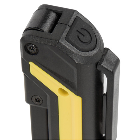 Latarka warsztatowa LED akumulatorowa 2W 6500K LW-2B z klipsem i magnesem W-00340