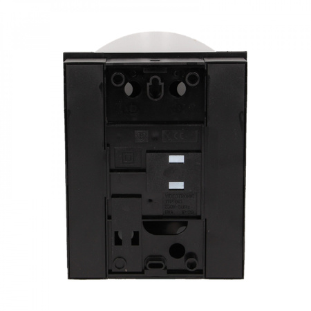 Dzwonek elektromechaniczny dwutonowy TON COLOR 230V. czarno-srebrny OR-DP-VD-144/B-G