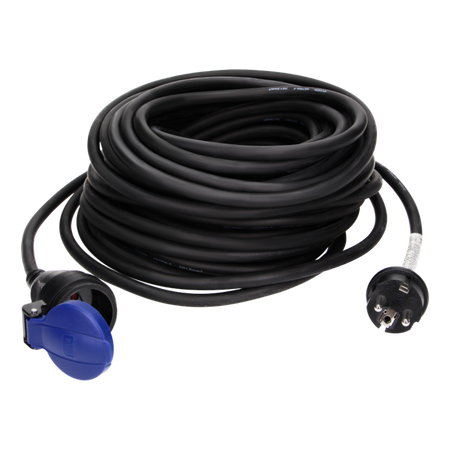 Przedłużacz warsztatowy bryzgoszczelny olejoodporny 230VAC/16A 20 m OR-AE-13169/20m