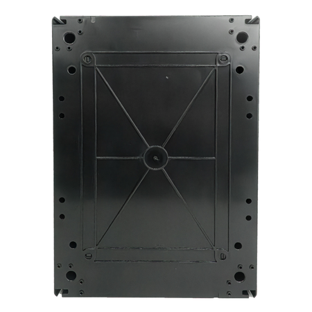 Rozdzielnica natynkowa IP65 24 (12+12) czarna modułowa transparentne drzwi M-L 2x12 HIGHT 940.24.NN