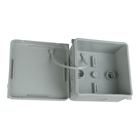 Puszka natynkowa wym/wew 80x80x40 mm 6+2 membrany IP65 M-L 003.CS
