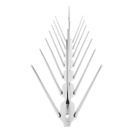 Kolce plastikowe odstraszacz na ptaki 34cmx3cmx9,5cm bezbarwne skuteczna ochrona przeciw ptakom DV-KOLCE-PRZ