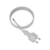 Przewód przyłączeniowy 3m z wtyczką prostą 250V 16A 3x1 mm² IP44 H05VV-F PP-40H biały W-98373