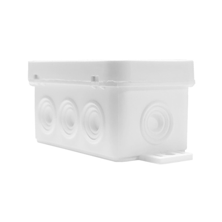 Puszka natynkowa 8-wlotowa wym/zew 80x45x41 mm IP54 biała ViPlast 038-01