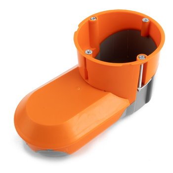 F-tronic Puszka instalacyjna IT 10 sztuka 68 mm podtynkowa z membraną wiatroszczelna 10 sztuka pomarańczowa VDE F-tronic 735 E5000