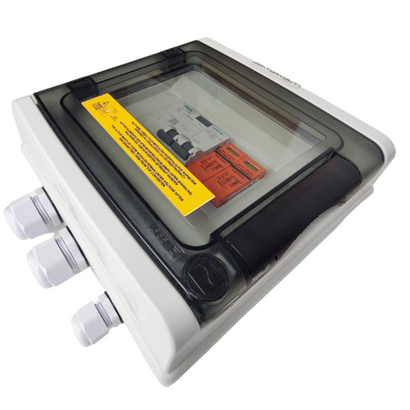 Doktorvolt Rozdzielnica PV Fotowoltaiczna Solarna AC SIEMENS 1F C20A 25A 300mA T1 T2 DV-0720-FOT