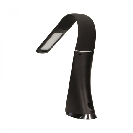 DOLOMIT LED 5W. lampka biurkowa z budzikiem. 300lm. 4000K. czarna OR-LB-1533/B