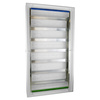 Rozdzielnica podtynkowa DARP-168 168 modułowa 7x24 IP54 z aluminiowymi drzwiami E-P 9.724