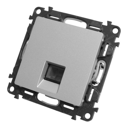Gniazdo telefoniczne 1xRJ11 aluminium Valena Life Legrand 753338