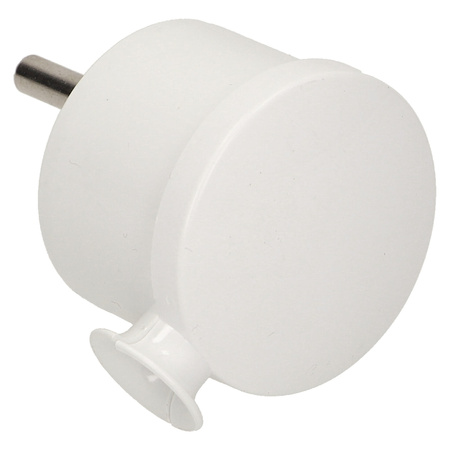 Wtyczka kątowa 2P+Z MINI. biała WT-15/BIAŁY