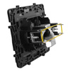 Gniazdo komputerowe pojedyncze RJ45 kat.6 UTP czarne Niloe Step 863563