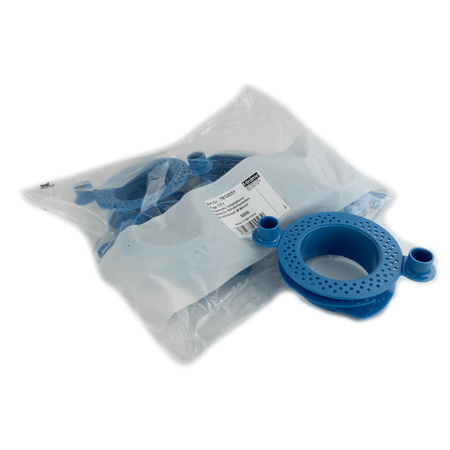 F-tronic TF-1Pierścień mocujący Thermofix do montażu puszek podtynkowych Ø68mm w elewacji styropianie EPS ETICS rękaw instalacyjny Ø74mm niebieski 1 sztuka 7810051