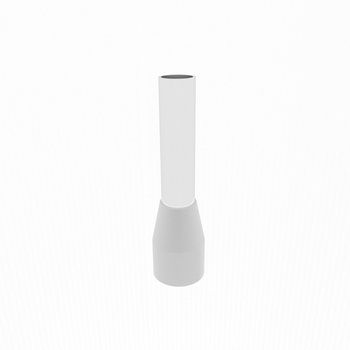 100szt. E 0,5/8mm Końcówka tulejkowa izolowana 0,5mm2 biała E 0508 Elpromet C.20.00508